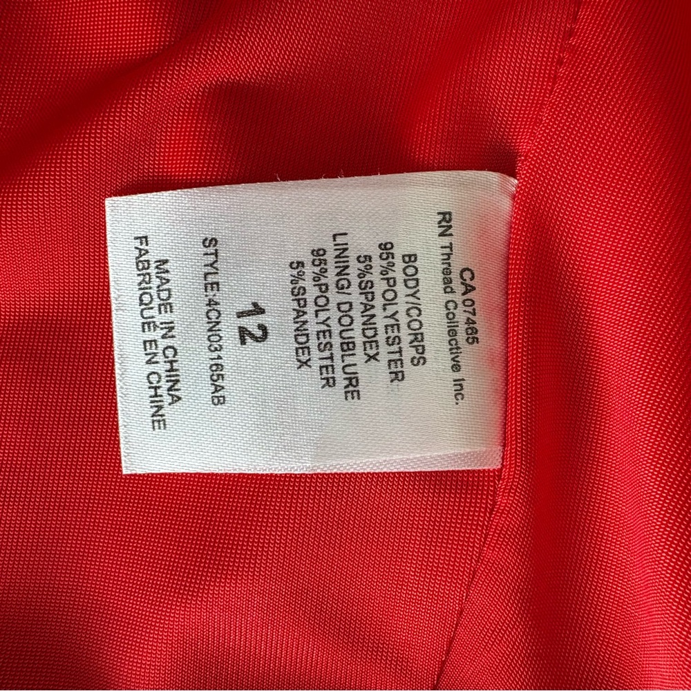 ABS Collection Red Dress - Picture 6 of 7
